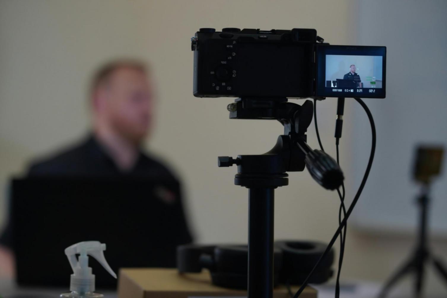 Collaborative workspace showing our team review process